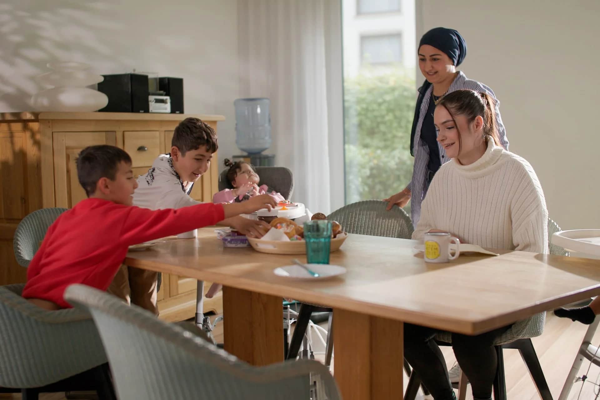 Familie wächst im Haus Atemzeit zusammen